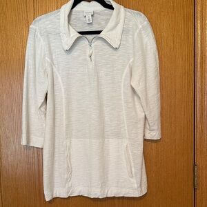 Chico's Weekends White Pullover Tunic